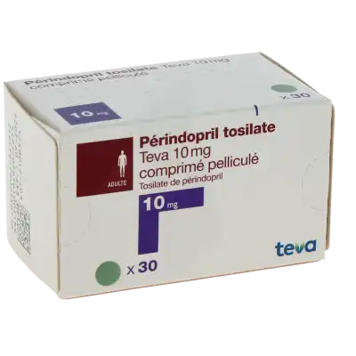 PERINDOPRIL TOSILATE TEVA 10 mg, comprimé pelliculé