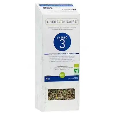 L'HERBOTHICAIRE 3 COMPLEXE Tisane détente sommeil B/60g