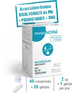 Immubio Physionorm Magnésium Comprimés + Gélules B/60+30 à LORMONT
