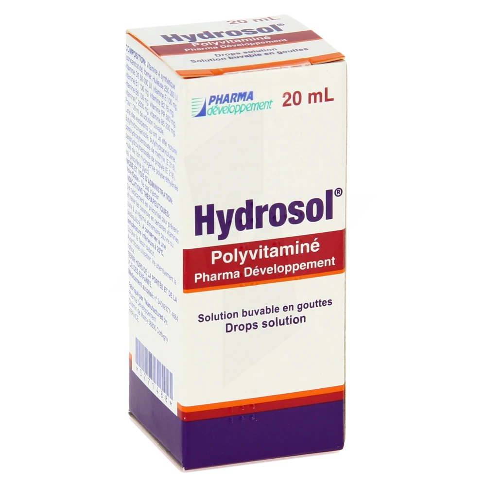 Hydrosol Polyvitamine Pharmadeveloppement, Solution Buvable En Gouttes
