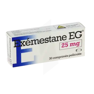 EXEMESTANE EG 25 mg, comprimé pelliculé