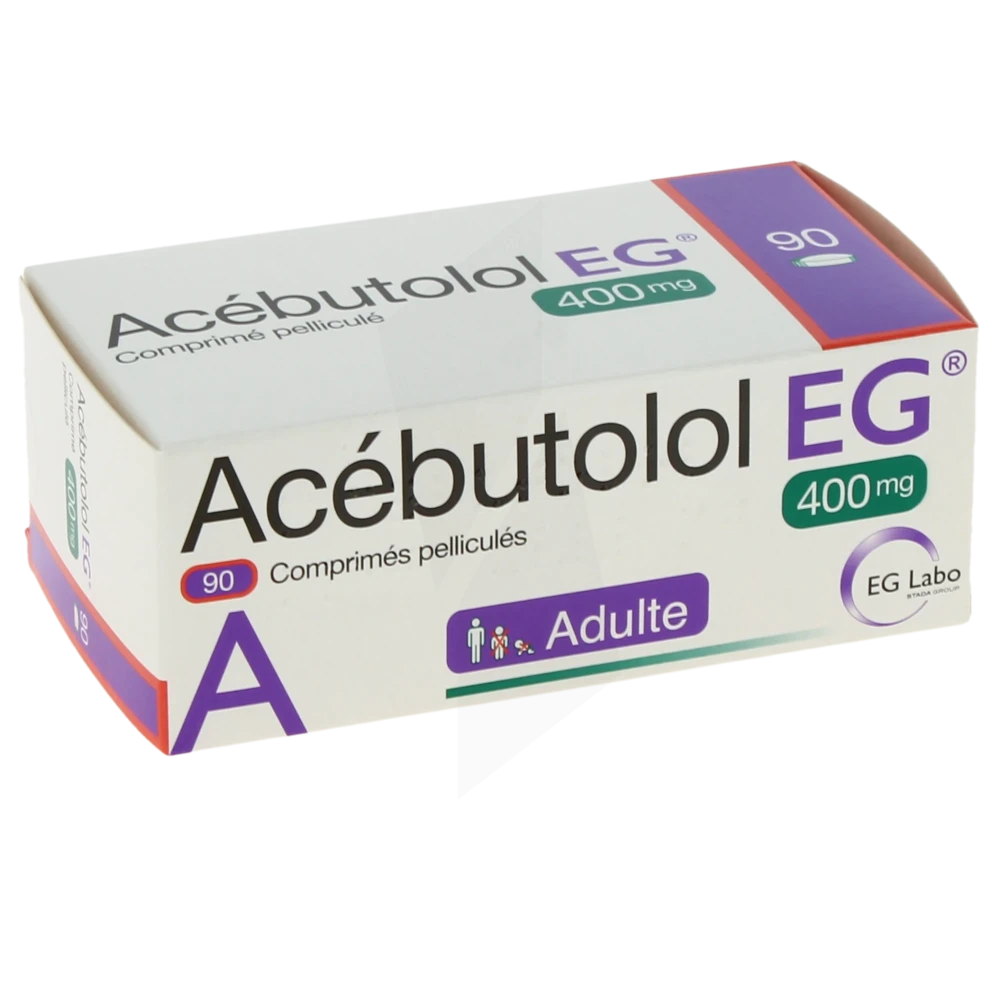 Acebutolol Eg 400 Mg, Comprimé Pelliculé