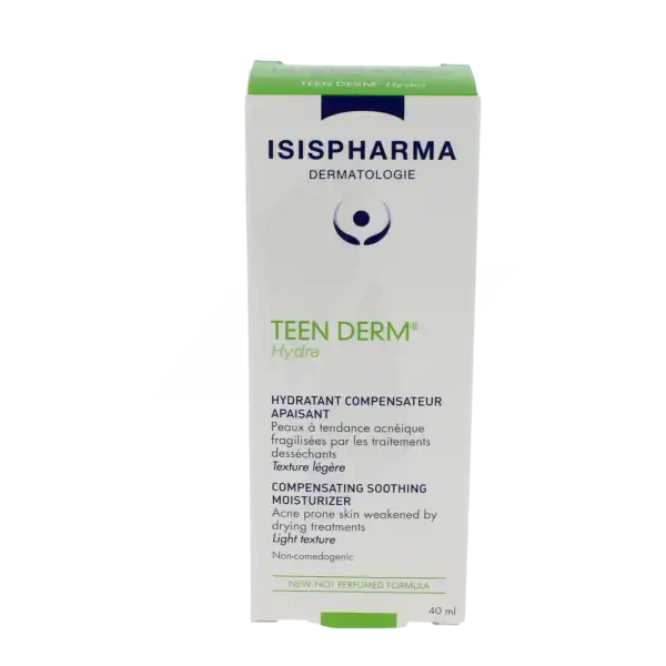 Teen Derm Hydra Fluide Hydratant Compensateur Apaisant T/40ml