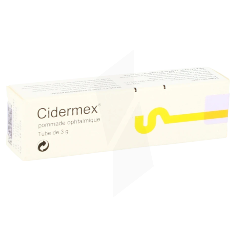 Cidermex, Pommade Ophtalmique