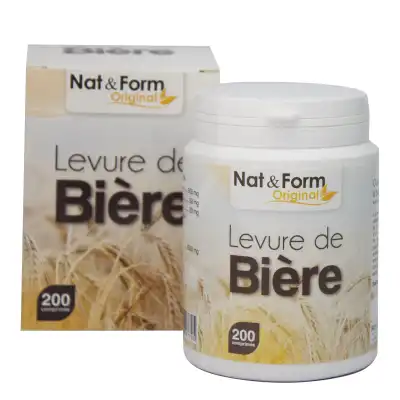 Nat&form Naturellement Levure De Biere Non Revivifiable 200 Comprimés à La Lande-de-Fronsac