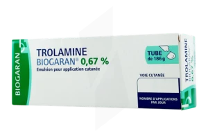 Trolamine Biogaran 0,67 %, émulsion Pour Application Cutanée