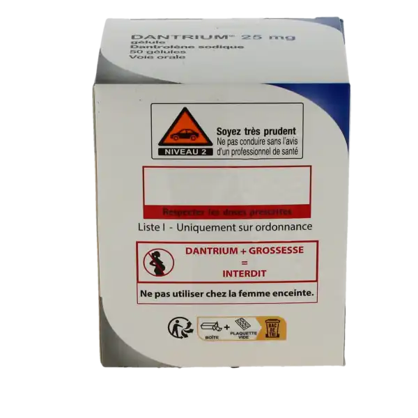 Dantrium 25 Mg, Gélule