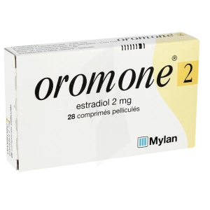 Oromone 2 Mg, Comprimé Pelliculé