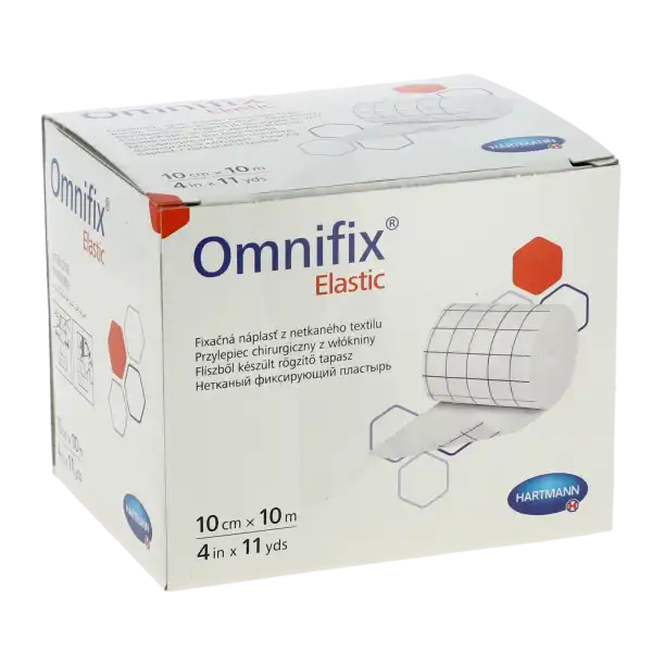 Omnifix® Elastic Bande Adhésive 10 Cm X 10 Mètres - Boîte De 1 Rouleau