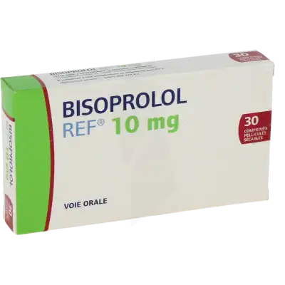 Bisoprolol Ref 10 Mg, Comprimé Pelliculé Sécable à CANALS