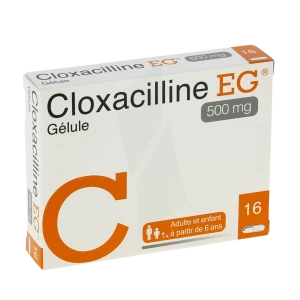 Cloxacilline Eg 500 Mg, Gélule