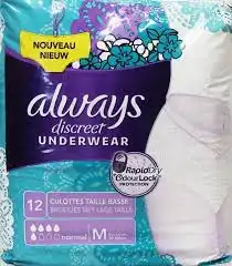 Always Discreet Culotte Taille Basse - L - à Les Eglisottes et Chalaure