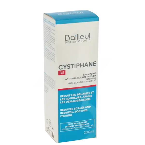 Cystiphane Shampoing Antipelliculaire Intensif Ds, Fl 200 Ml