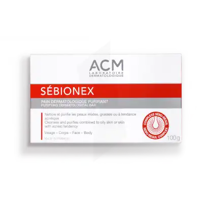 Acm Sébionex Pain Dermatologique Purifiant 100g à Orléans