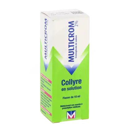 Multicrom 2 %, Collyre En Solution à Angers