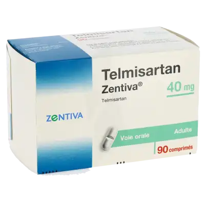 Telmisartan Zentiva 40 Mg, Comprimé à Eysines