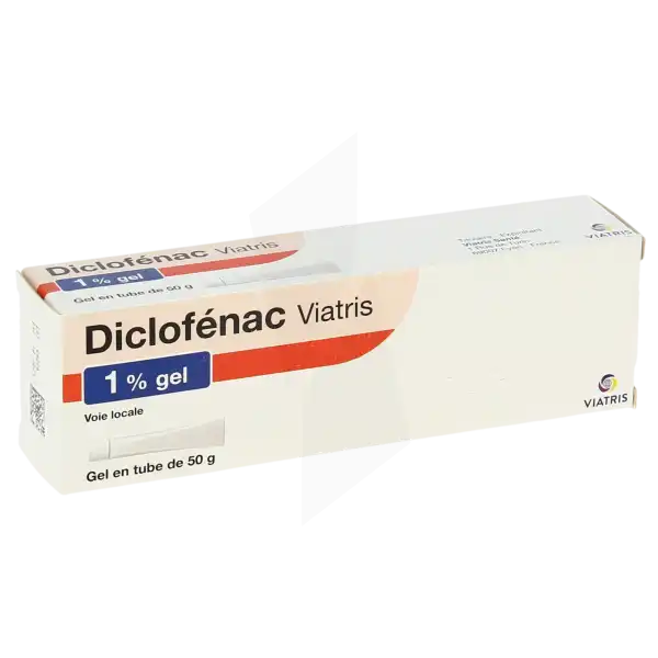 Diclofenac Viatris 1 %, Gel