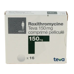 Roxithromycine Teva 150 Mg, Comprimé Pelliculé