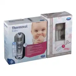 Thermoval Baby Thermomètre électronique sans contact + Hochet offert