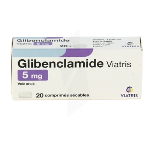 Glibenclamide Viatris 5 Mg, Comprimé Sécable