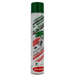 St Médard Insecticide Effet Choc Volant Rampants Aérosol/750ml