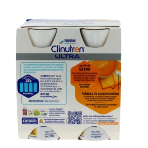 Clinutren Ultra Nutriment Caramel 4 Bouteilles De 200 Ml