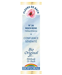 Biofloral Fleurs De Bach N°26 Rock Rose Elixir