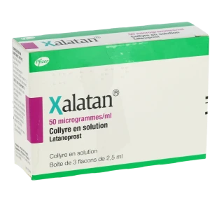 Xalatan 50 Microgrammes/ml, Collyre En Solution