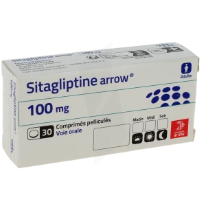 Sitagliptine Arrow 100 Mg, Comprimé Pelliculé