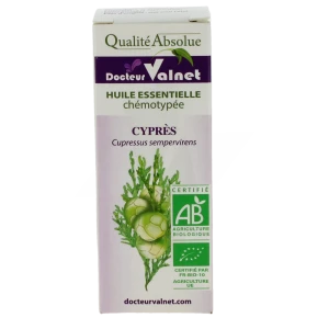 Docteur Valnet Huile Essentielle Bio, Cypres 10ml