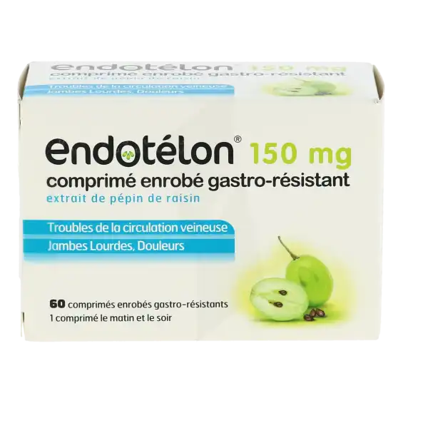 Endotelon 150 Mg, Comprimé Enrobé Gastro-résistant