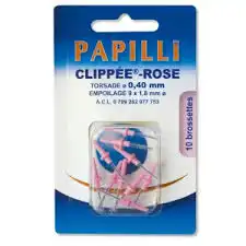 Papilli - Clippee, Rose, Sachet 10 à VIC-LE-COMTE