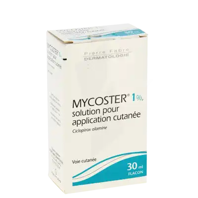 MYCOSTER 1%, solution pour application cutanée