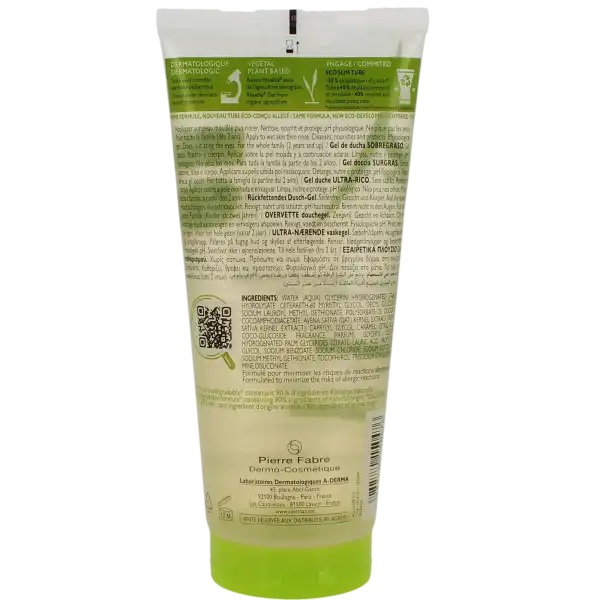 Aderma Gel Douche Surgras T/200ml