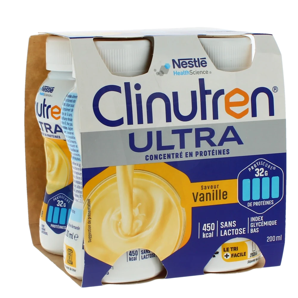 Clinutren Ultra Nutrim Vanille 4boutube De 200 Ml