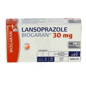 Lansoprazole Biogaran 30 Mg, Comprimé Orodispersible