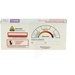 Telmisartan Teva Sante 40 Mg, Comprimé