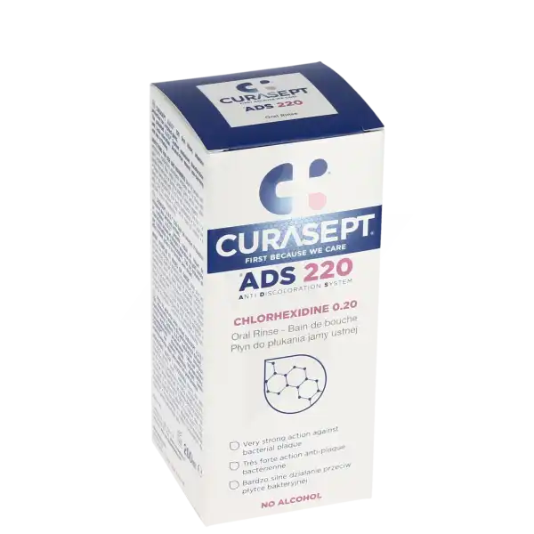 Curasept Ads 220 Mouthwash S Bain Bouche Fl/200ml