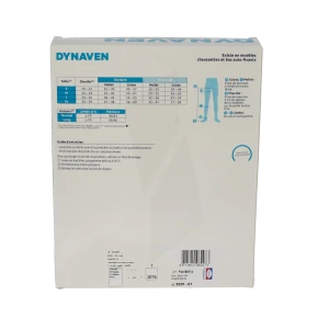 Sigvaris Dynaven Semi-opaque Fin Bas Auto-fixants Morpho- Classe 2 Homme Noir Normal Xl