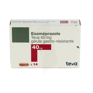 Esomeprazole Teva 40 Mg, Gélule Gastro-résistant