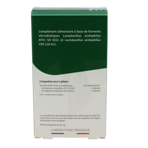 Codifra Normafilus Ferments Microbiotiques Gélules B/28