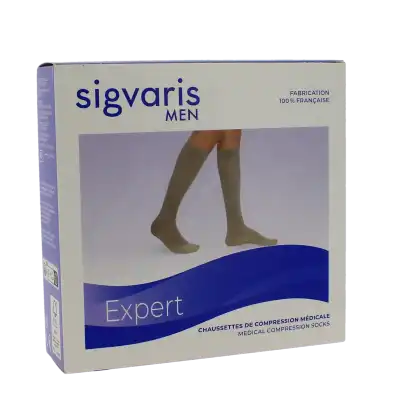 Sigvaris Expert Chaussette Classe 3 Homme Noir Long Xl à IS-SUR-TILLE