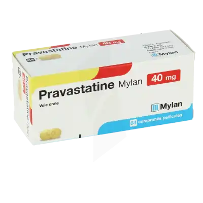 Pravastatine Viatris 40 Mg, Comprimé Pelliculé à Dreux