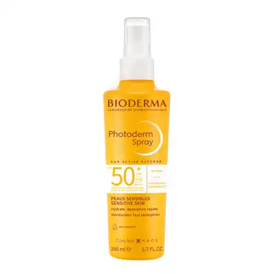 Bioderma Photoderm Spray Crème Solaire Spf50+ Haute Protection 200ml à Le Teich
