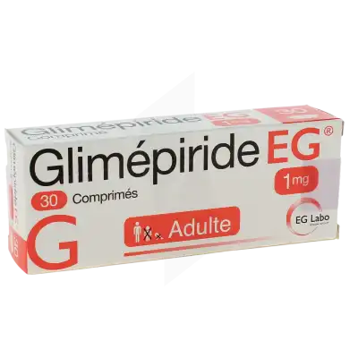 Glimepiride Eg 1 Mg, Comprimé à Abbeville