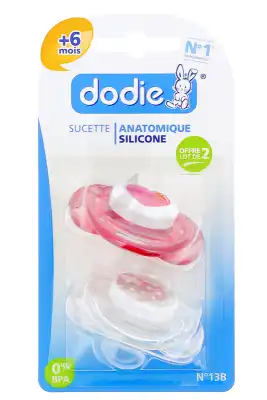 SUCETTE DODIE ANATOMIQUE SILICONE 6 MOIS + x2