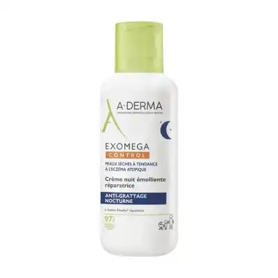 Acheter Aderma Exomega Control Nuit Crème émolliente réparatrice Fl pompe/400ml à Angers