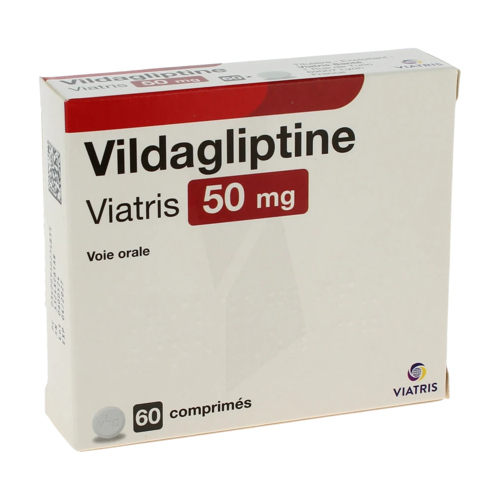 Vildagliptine Viatris 50 Mg, Comprimé
