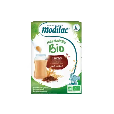 Modilac Céréales Farine Cacao Dès 6 Mois B/250g à ODOS