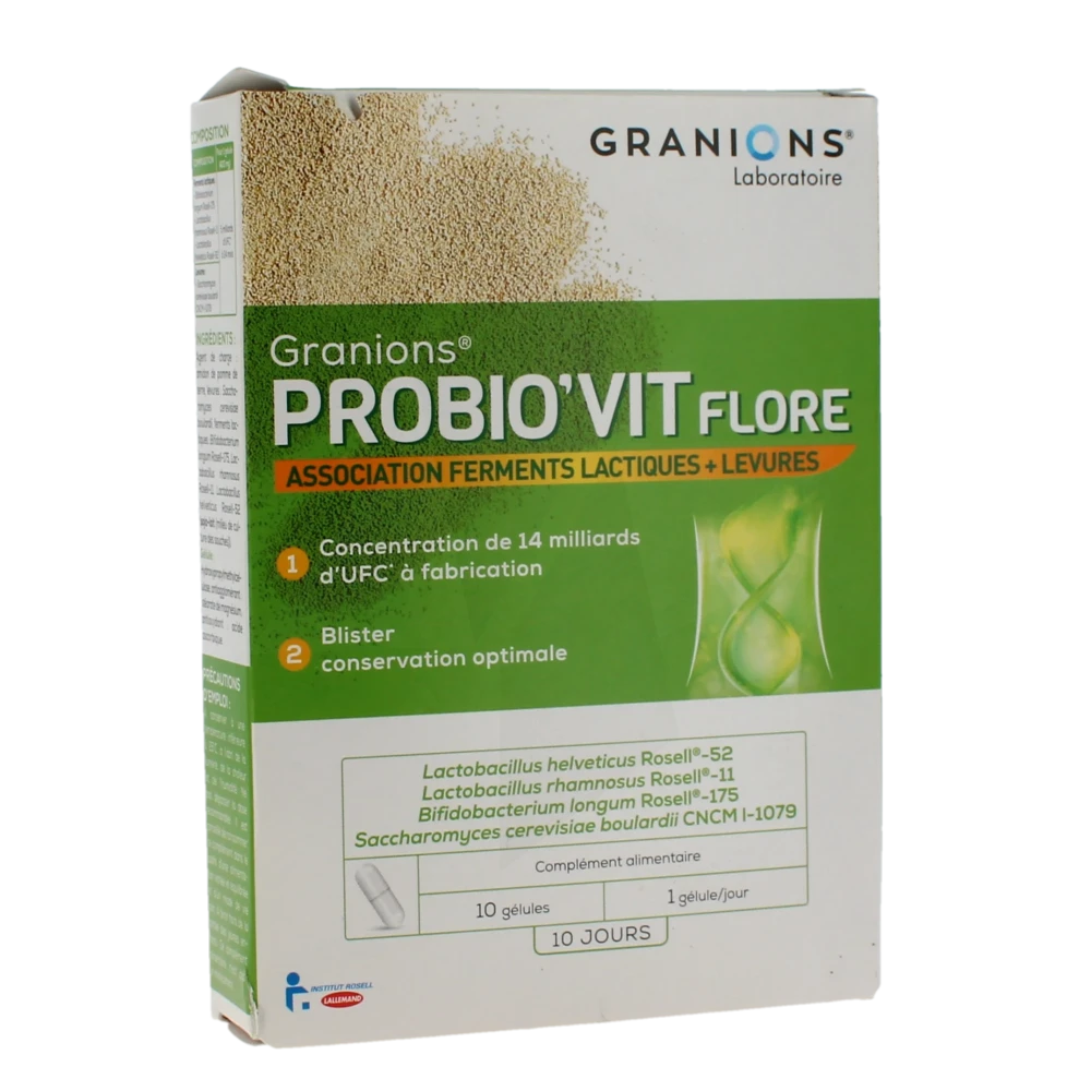 Granions Probio'vit Flore Gélule B/10